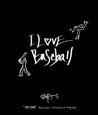 Spor poster / yarım yamalak eğlence illüstrasyon - vektör