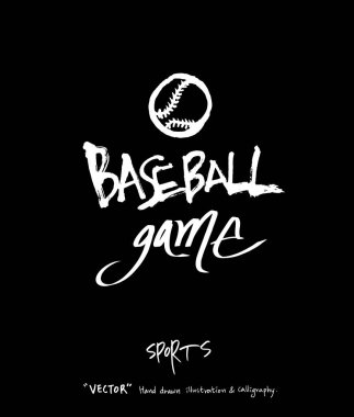 Spor poster / yarım yamalak eğlence illüstrasyon - vektör