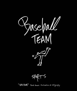 Spor poster / yarım yamalak eğlence illüstrasyon - vektör