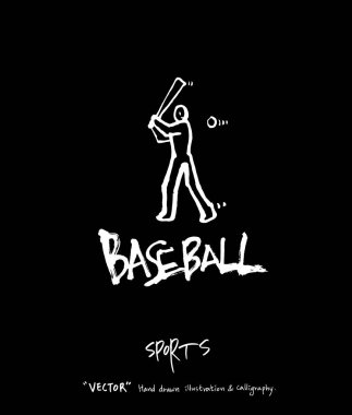 Spor poster / yarım yamalak eğlence illüstrasyon - vektör