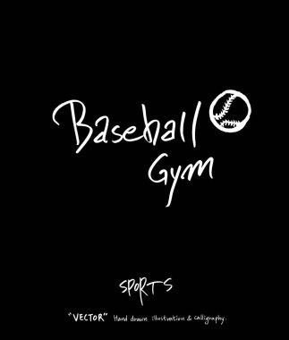 Spor poster / yarım yamalak eğlence illüstrasyon - vektör