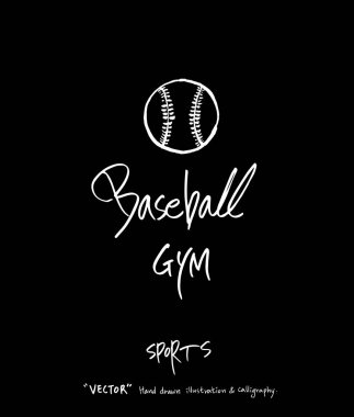 Spor poster / yarım yamalak eğlence illüstrasyon - vektör