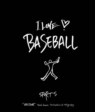 Spor poster / yarım yamalak eğlence illüstrasyon - vektör