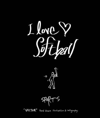 Spor poster / yarım yamalak eğlence illüstrasyon - vektör