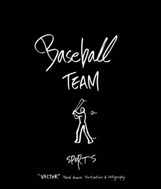 Spor poster / yarım yamalak eğlence illüstrasyon - vektör