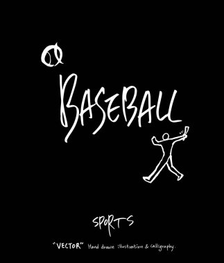 Spor poster / yarım yamalak eğlence illüstrasyon - vektör