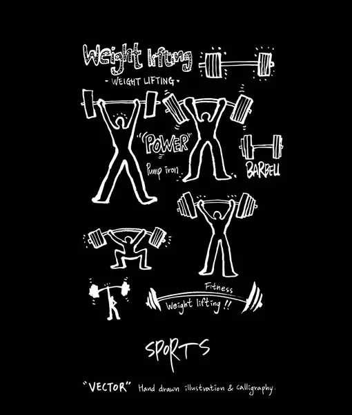 Spor poster / yarım yamalak eğlence illüstrasyon - vektör