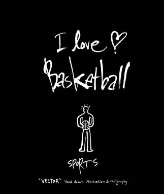 Spor poster / yarım yamalak eğlence illüstrasyon - vektör