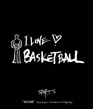 Spor poster / yarım yamalak eğlence illüstrasyon - vektör