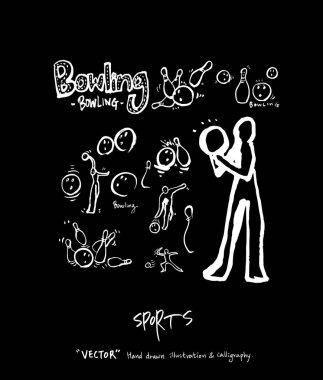 Spor poster / yarım yamalak eğlence illüstrasyon - vektör