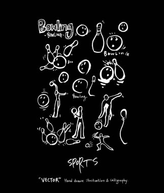 Spor poster / yarım yamalak eğlence illüstrasyon - vektör