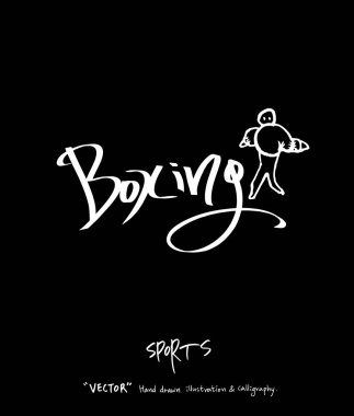 Spor poster / yarım yamalak eğlence illüstrasyon - vektör