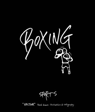 Spor poster / yarım yamalak eğlence illüstrasyon - vektör