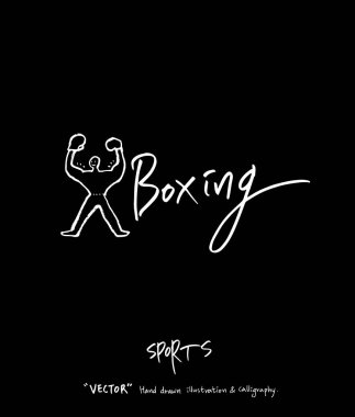 Spor poster / yarım yamalak eğlence illüstrasyon - vektör