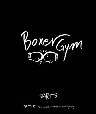 Spor poster / yarım yamalak eğlence illüstrasyon - vektör