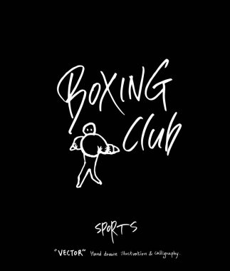 Spor poster / yarım yamalak eğlence illüstrasyon - vektör