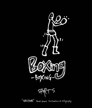 Spor poster / yarım yamalak eğlence illüstrasyon - vektör