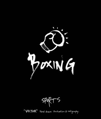 Spor poster / yarım yamalak eğlence illüstrasyon - vektör