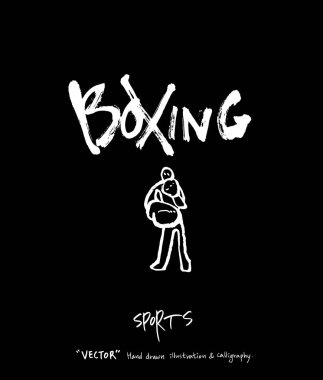 Spor poster / yarım yamalak eğlence illüstrasyon - vektör