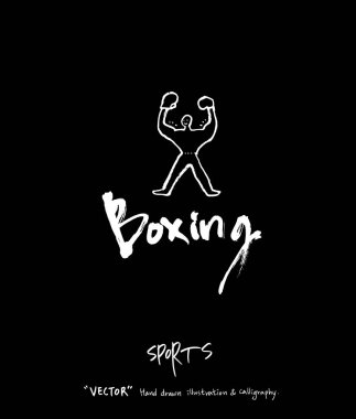 Spor poster / yarım yamalak eğlence illüstrasyon - vektör