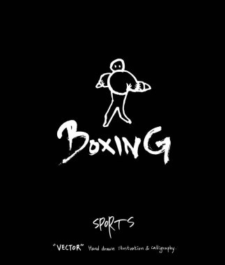 Spor poster / yarım yamalak eğlence illüstrasyon - vektör