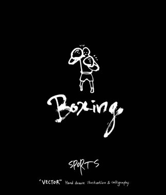 Spor poster / yarım yamalak eğlence illüstrasyon - vektör