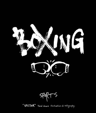 Spor poster / yarım yamalak eğlence illüstrasyon - vektör