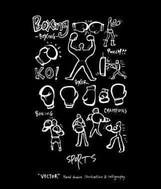 Spor poster / yarım yamalak eğlence illüstrasyon - vektör