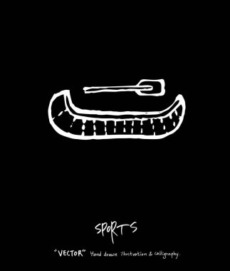 Spor poster / yarım yamalak eğlence illüstrasyon - vektör