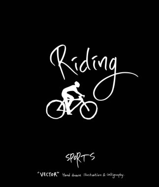 Spor poster / yarım yamalak eğlence illüstrasyon - vektör