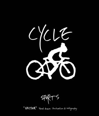 Spor poster / yarım yamalak eğlence illüstrasyon - vektör