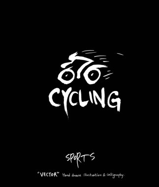 Spor poster / yarım yamalak eğlence illüstrasyon - vektör