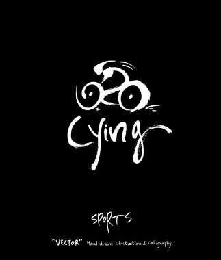 Spor poster / yarım yamalak eğlence illüstrasyon - vektör