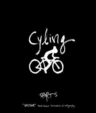 Spor poster / yarım yamalak eğlence illüstrasyon - vektör