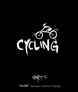 Spor poster / yarım yamalak eğlence illüstrasyon - vektör