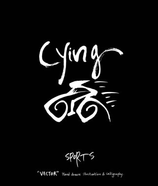 Spor poster / yarım yamalak eğlence illüstrasyon - vektör