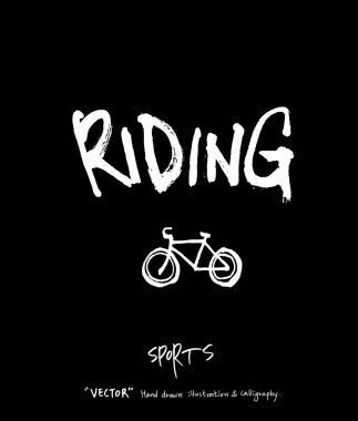 Spor poster / yarım yamalak eğlence illüstrasyon - vektör