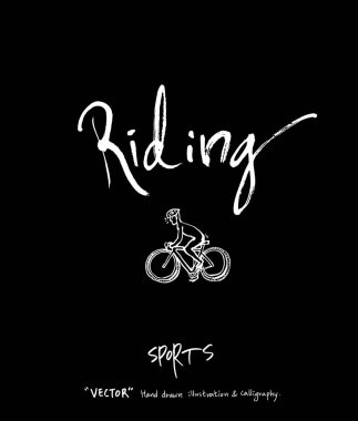 Spor poster / yarım yamalak eğlence illüstrasyon - vektör