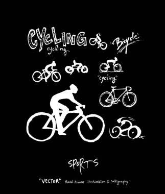 Spor poster / yarım yamalak eğlence illüstrasyon - vektör