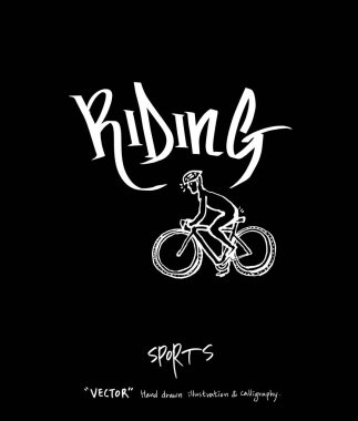 Spor poster / yarım yamalak eğlence illüstrasyon - vektör