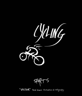 Spor poster / yarım yamalak eğlence illüstrasyon - vektör