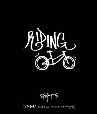 Spor poster / yarım yamalak eğlence illüstrasyon - vektör