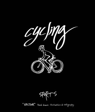 Spor poster / yarım yamalak eğlence illüstrasyon - vektör