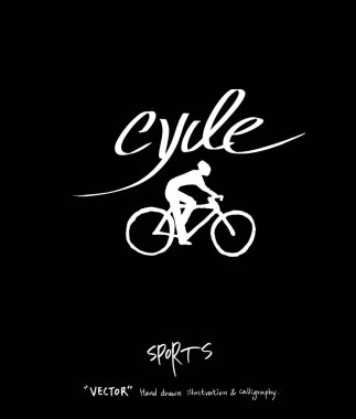 Spor poster / yarım yamalak eğlence illüstrasyon - vektör