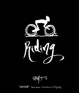 Spor poster / yarım yamalak eğlence illüstrasyon - vektör