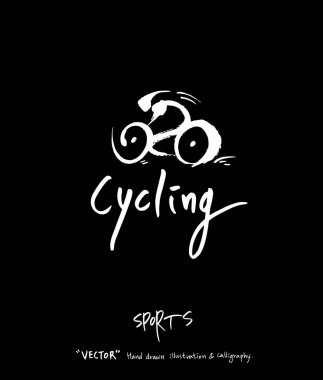 Spor poster / yarım yamalak eğlence illüstrasyon - vektör