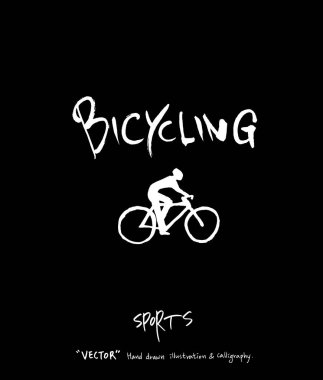 Spor poster / yarım yamalak eğlence illüstrasyon - vektör