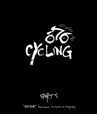 Spor poster / yarım yamalak eğlence illüstrasyon - vektör