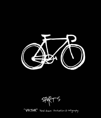 Spor poster / yarım yamalak eğlence illüstrasyon - vektör