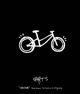 Spor poster / yarım yamalak eğlence illüstrasyon - vektör